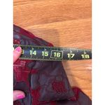 Bagatelle Collection Womens Jacket Size S Burgundy Lace Genuine Leather Red Photo 5