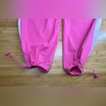 OTOS Activewear Womens Barbie Pink stripe Nylon W/Drawstring Ankle pants|Size:L Size L Photo 10