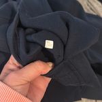 Lululemon Scuba Half-Zip Oversized - True Navy- Gold Zipper Photo 5