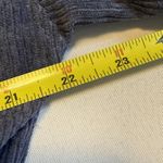 Zaful Ribbed Cropped Blue Corduroy Full Zip Jacket Womens Long Sleeve Coat XL # Photo 4