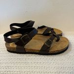 New. Women's Brown Sandals – Breathable Thong Design with Cork Footbed Size 10 Photo 7