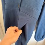 CAbi  blue merino wool Aristocrat jacket size medium Photo 2