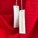 Trina Turk Sweater Size Medium Wool Blend NWT Red Cowl Neck Long Sleeve Winter Photo 3
