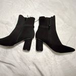 London Fog  Black Ankle Boots with Silver Accent Photo 3
