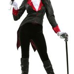 Woman Vampire Costume Red Photo 0
