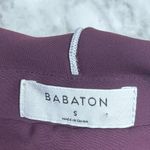 Babaton Aritzia  Rena Top long sleeve blouse size small purple white office Photo 5