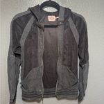 Juicy Couture  Womens Full Zip Jacket Hoodie Lightweight Silk Trim Size S Small Photo 4