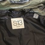 S13 Sexy Camo Green Faux Fur Trimmed Hood Puffer Vest Jacket **Size M**π₯π₯ Size M Photo 5