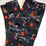 Time & Tru Halloween Size XL Leggings Dogs Novelty Print Cauldrons Bats Soft Stretchy Comfy Photo 0