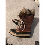 Sorel  Joan of Arctic Snow‎ Brown Waterproof Leather Womens Boots NL2429 Size 6 Photo 4