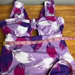 Mynah One Piece Swimsuit‎ Womens Size XS Purple Floral Medium Coverage NEW Photo 9