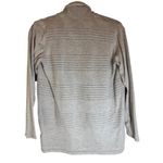 Evolution by Cyrus Ribbed Open Front Cardigan Sweater Gray –Size M Size M Photo 3