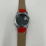 Disney  Mickey Ear Shaped Dial Watch Cherry Red Dial & Band Transparent Photo 5