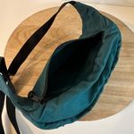 Eddie Bauer Teal Blue Nylon Zipper Two Pocket Fanny Belt Crossbody Bag Unisex Photo 7