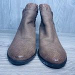 OTBT Santa Fe  Bootie riding boots leather w/ button lacing brown 8.5 shoes Photo 4