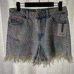True Craft NWT Belk Denim Shorts High Rise Waist Jean Frayed Distressed 509 Photo 0