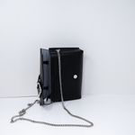 Senreve Aria Elevee Made in Italy Genuine Leather Crossbody Belt Bag Purse Black Photo 6