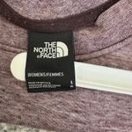 The North Face Sweatshirt Womens Large Purple Heather Crewneck Fleece Logo Pullover Photo 4