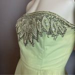 Vintage 50s Formal Dress‎ Prom Strapless Pale Green Elegant Hollywood Glamorous Size XXS Photo 7