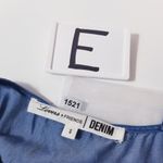 Lovers + Friends Denim Chambray Blue Belted Jumpsuit Photo 14