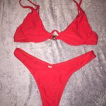 Boutique Trendy Red Thong Bikini Photo 0