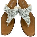Italian Shoemaker Women's Floral Sandals White Size 8 Photo 5