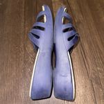 Crocs rubber washable nursing ortho navy 9 wedge sandals Photo 1