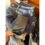 We The Free busted knees, distressed button, fly boot, cut jeans, size 27 Photo 4