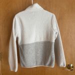 Patagonia Reclaimed Terry Fleece 1/2 Zip Pullover Womens Sz S Birch White Photo 3