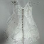 Selfie Leslie  Ruffle Hem‎ Babydoll Dress White - Size S - NEW With Tags. Photo 5