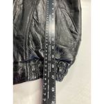JOBAR INTL INC. MOTO Leather Jacket with USA/Eagle emblem, Men’s Med, Women’s XL Black Photo 3
