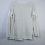 O'Neill  Gray Sweatshirt Eyelet Lace Detail Distressed Hem Size Small Photo 5