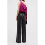 Ramy Brook Gavin Metallic Sequin Wide Leg Pants Size 6 NEW Photo 6