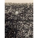 Lululemon Women's Black Marbled Capris Compression Leggings Size 4 Slip Pocket Photo 2