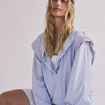 FP Movement Trek On Popover Halogen Blue Size Medium NWT Purple Photo 0