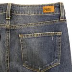 Paige Hoxton Ankle Peg Low Rise Jeans Lexington Destructed Photo 11