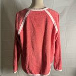 Pomander Place Vibrant Orange and Baby Pink Terry Cloth Sweatshirt Size M Photo 1