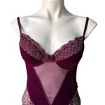 Victoria's Secret Burgundy Velvet Teddy Bodysuit
Vintage, Sz 36B Photo 6