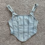 Wild Fable  Light Blue Denim Tank Top Photo 0