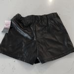 Haley & June Black Faux Leather Skirt Skort Size Women's Small NWT Photo 4
