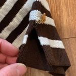 St. John Sport Women’s Brown & White Striped Cropped Knit Sweater Sz Sm Photo 48