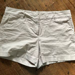 Ann Taylor minimalist classic size 14 tan flat front shorts Photo 0