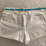 GAP WOMENS WHITE LOW RISE DENIM SHORTS 100% COTTON SIZE 8 Photo 6