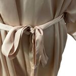 Victoria's Secret  Georgette Flounce Robe Sequin Bow Champagne M/L Photo 7