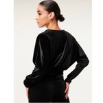 Good American NWT  Velvet Wrap Top Size 4 or US XL Photo 1