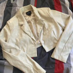 Urban Outfitters  Cropped Leather Blazer Photo 0