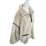 Tuckernuck Rhode Shearling Pullover Jacket Teddy Fleece Beige Small Photo 3
