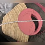 Christian Louboutin Louboutin pink leather & raffia bag Photo 2