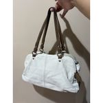 Coach  Ivory/Brown Leather PENELOPE Domed Shoulder‎ Tote Purse Bag F16529 S Photo 2