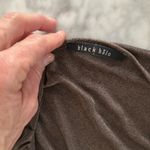 Black Halo  draped top fitted bottom mini dress. Silky feel. Very cute! Photo 3